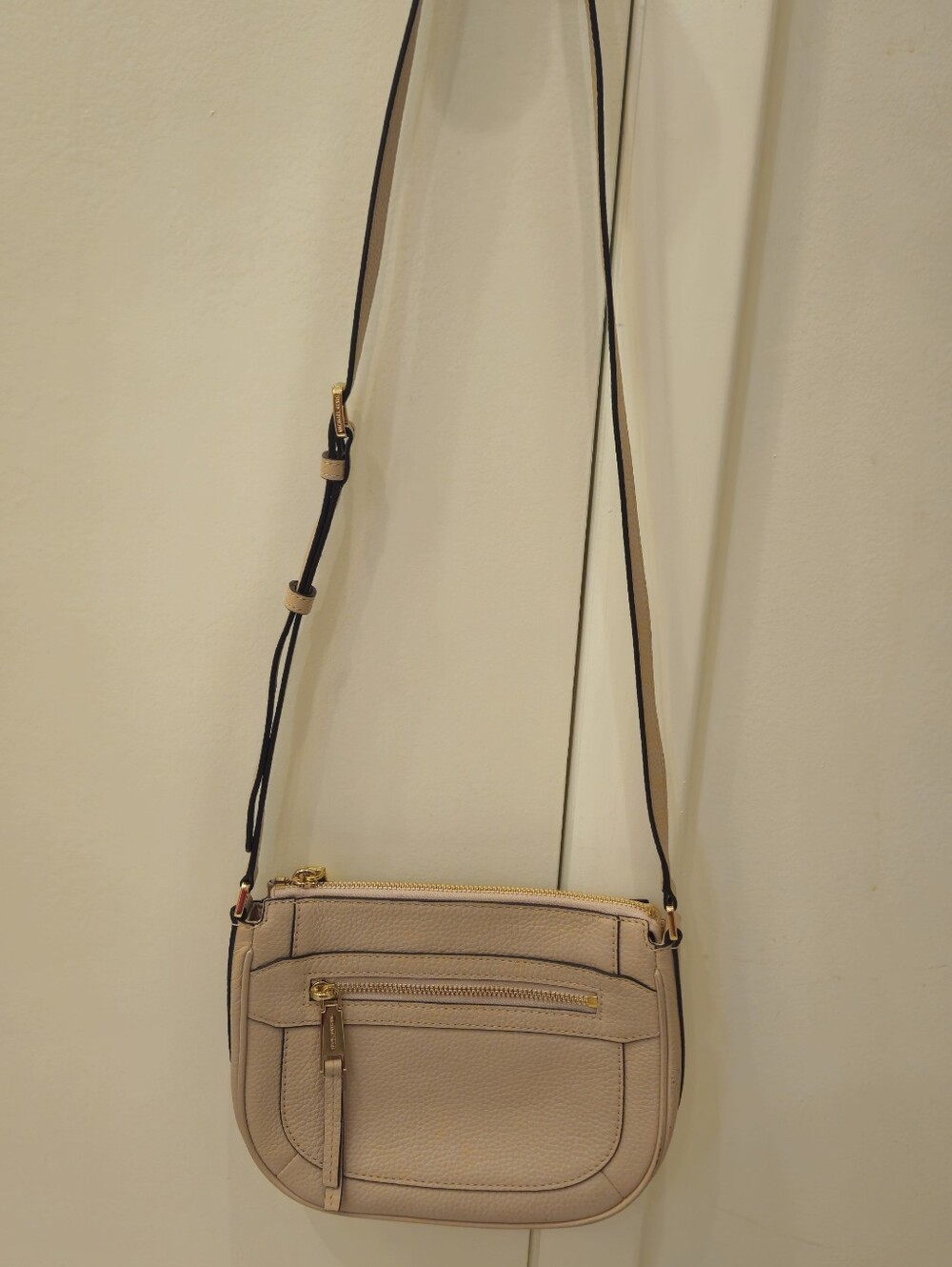 Michael Kors Julia Crossbody Bag in Oyster Pink with Gold Hardware